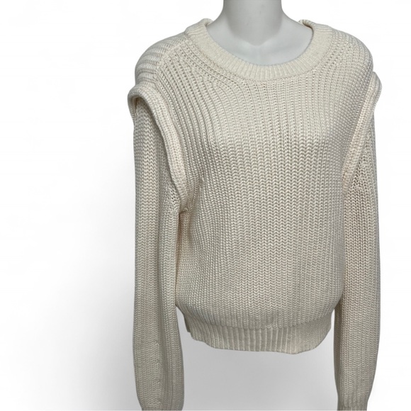 Abercrombie & Fitch white Crew Neck Sweater - Picture 5 of 7